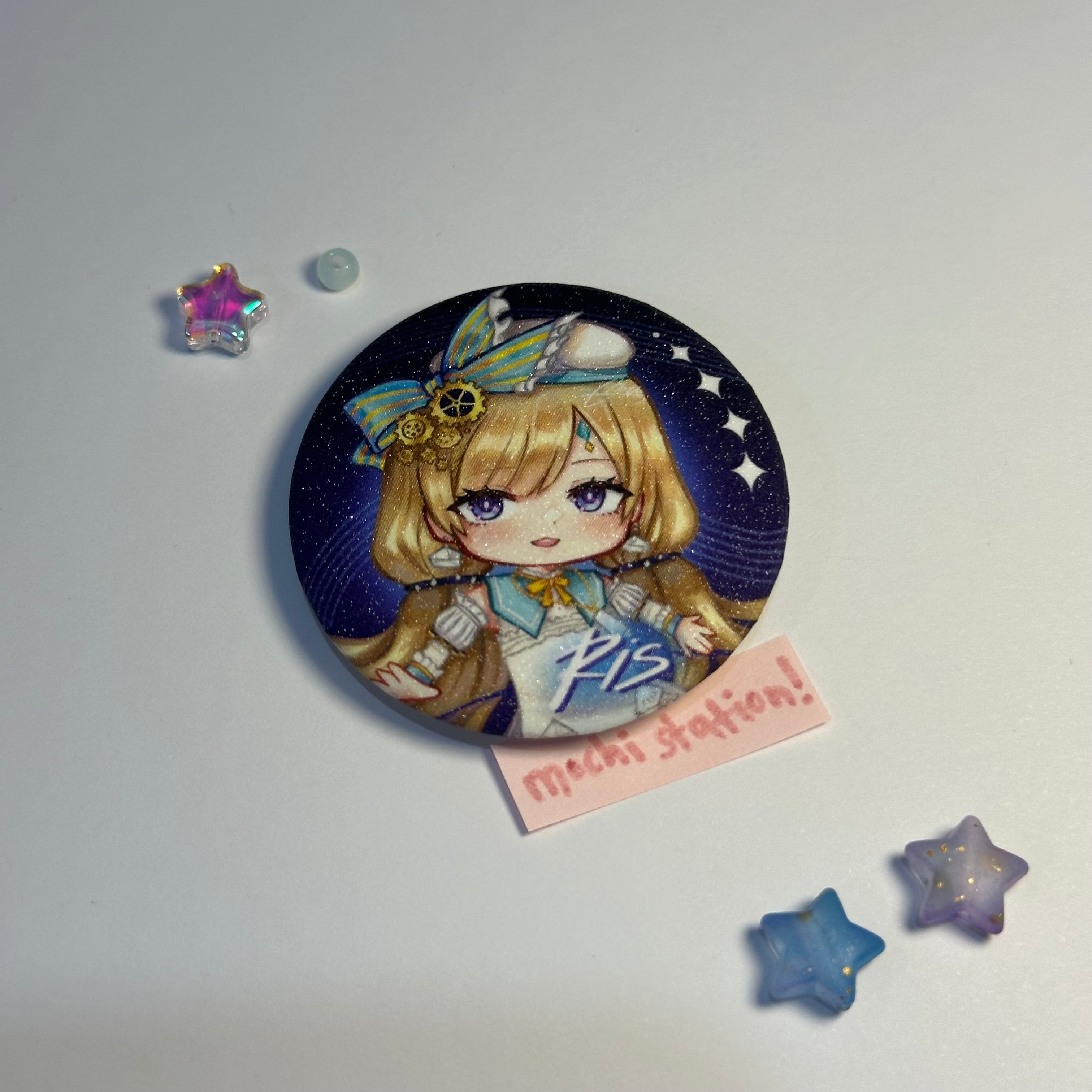Chibi Ris & Acid 44mm Badges