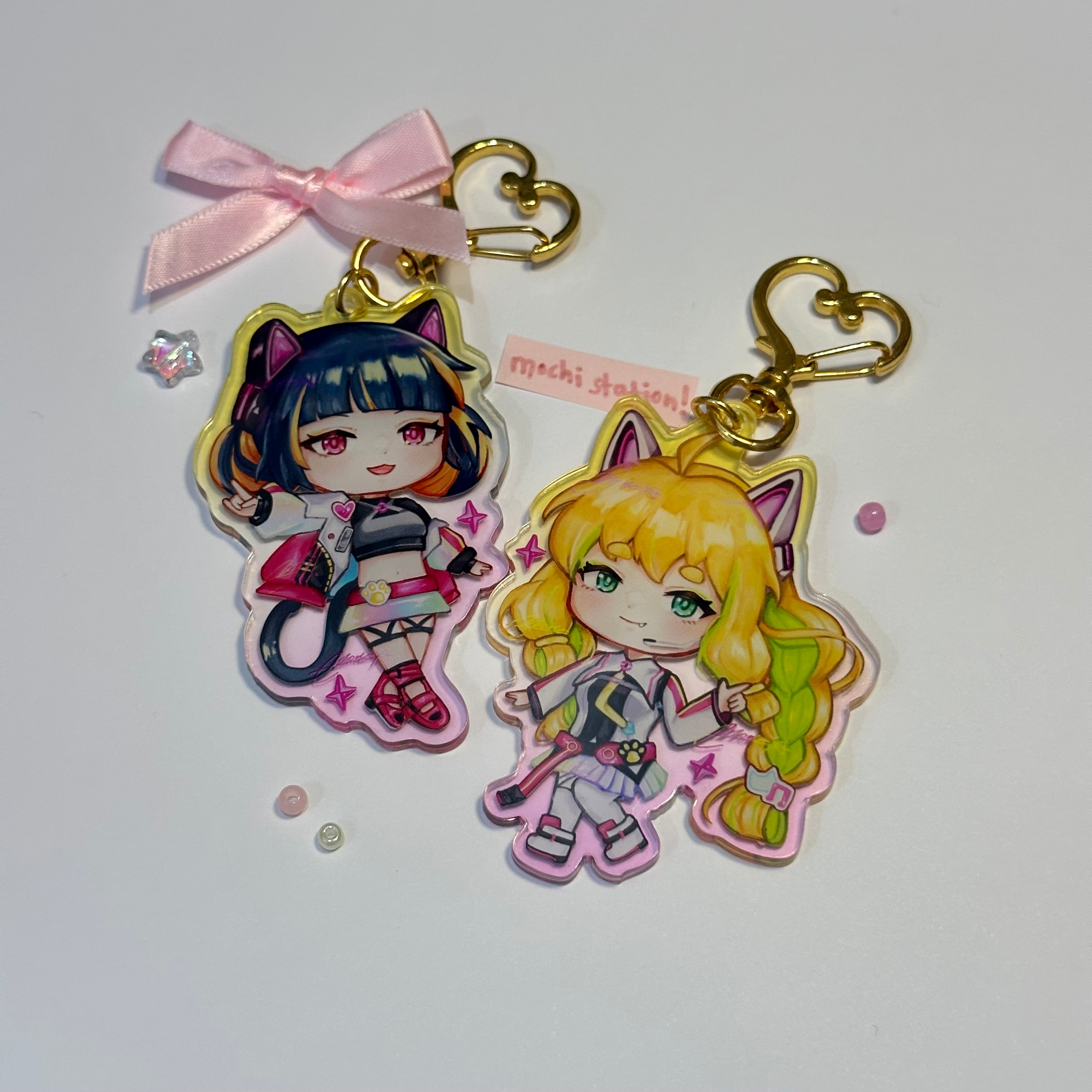 Shama & Chiffon Keychains!